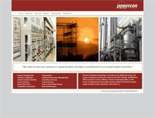 Tablet Screenshot of powerconengineering.com